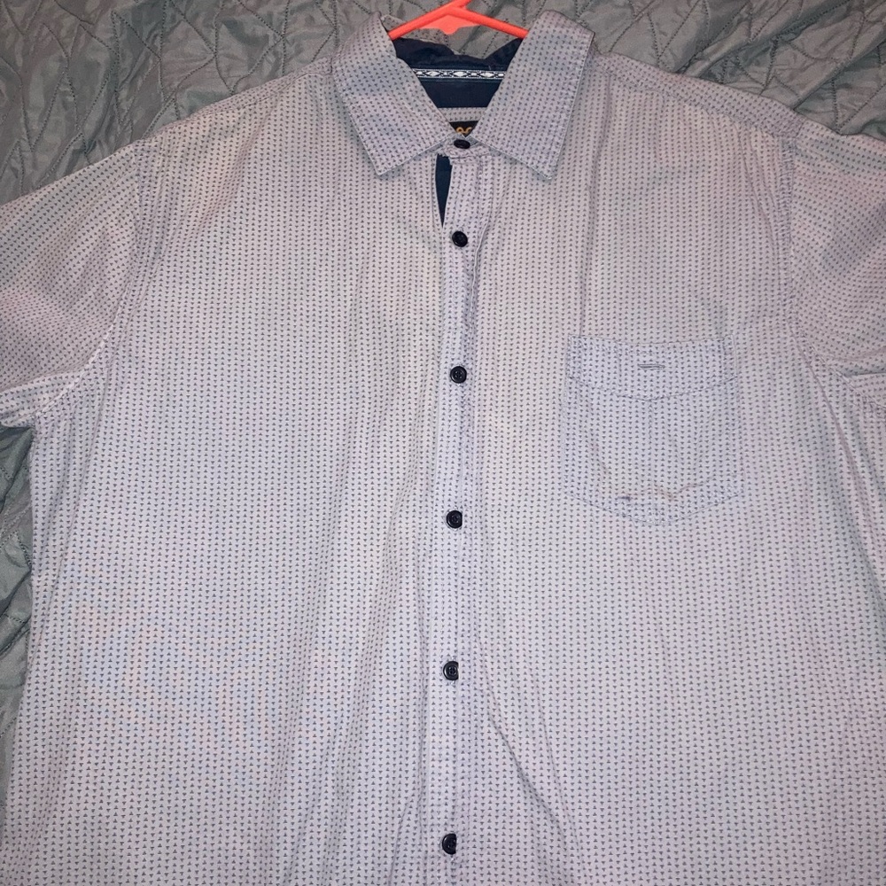 Light Blue Casual Button Down Shirt
